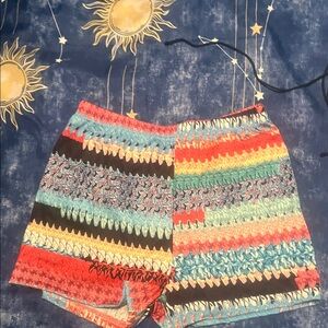Colorful Crochet Halter Top